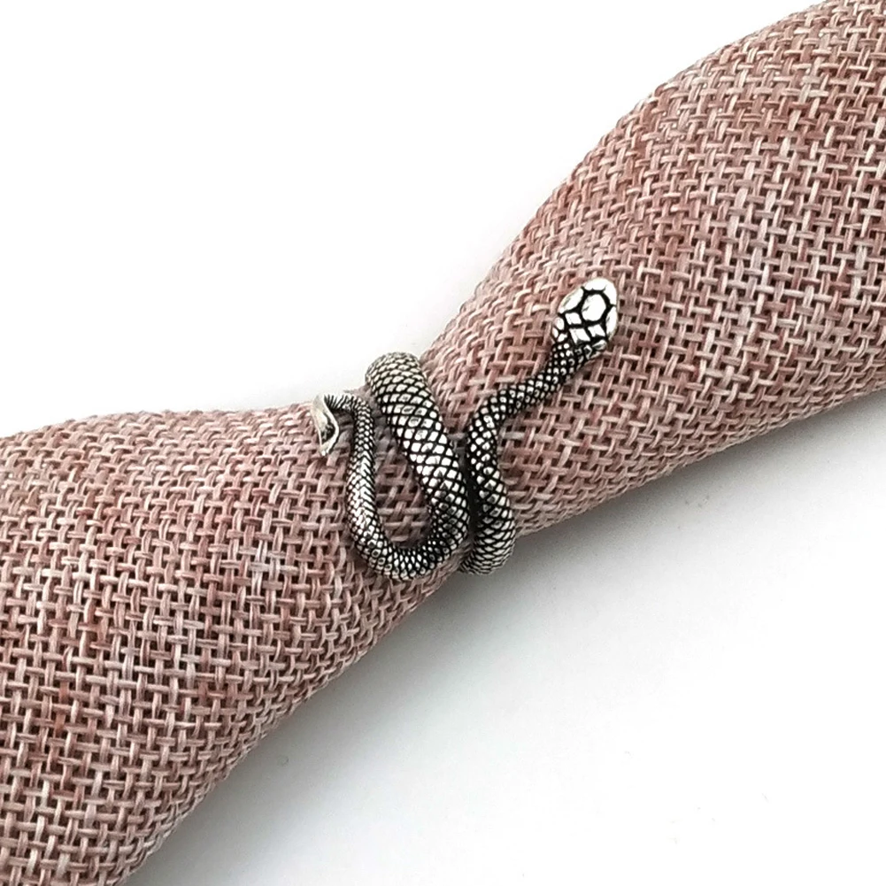 1 шт стереоскопическое Новое Ретро панк увеличенное кольцо в виде змеи модное индивидуальное кольцо в виде змеи регулируемое кольцо ювелирные изделия в подарок
