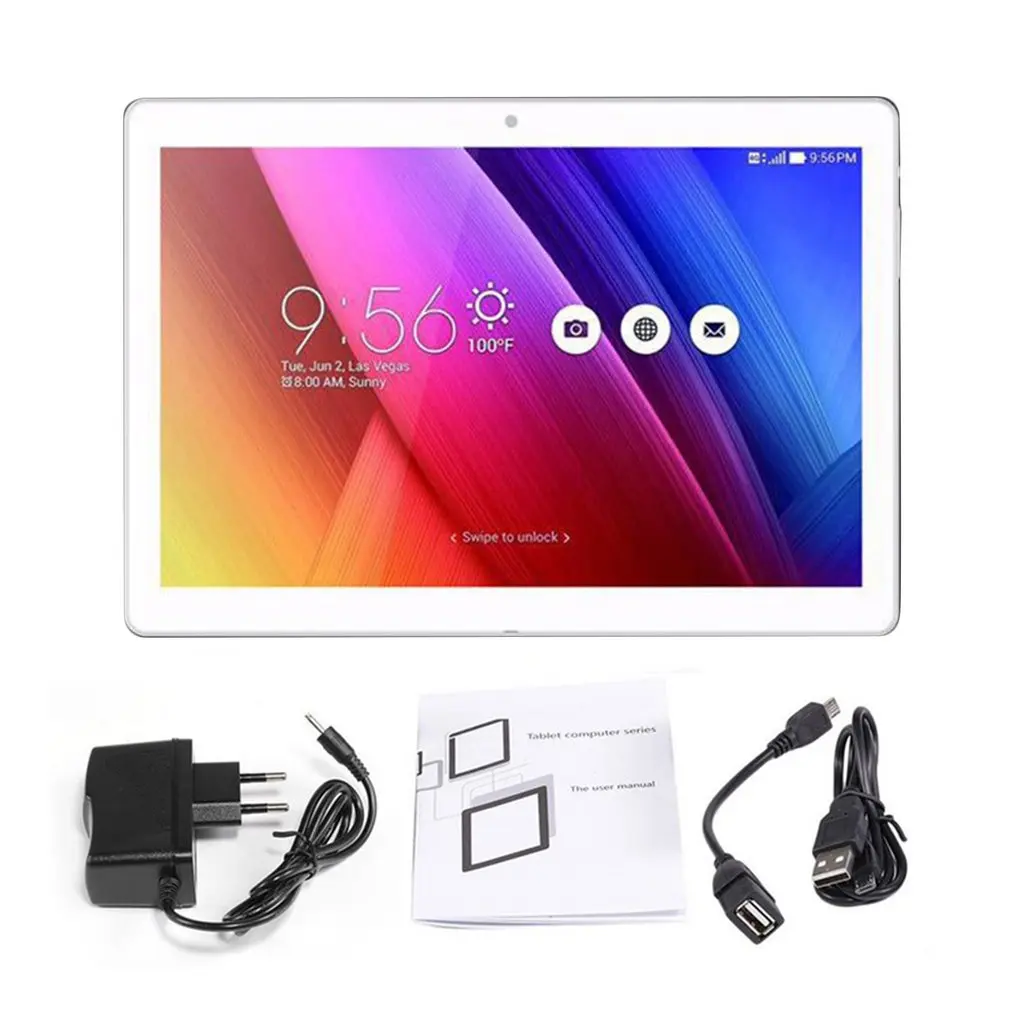 

10.1" Tablet PC 3G Network Call HD 800*1280 IPS 3500mAh Battery Android 7.0 Bluetooth WiFi 0.3MP+2MP Dual Camera Tablet