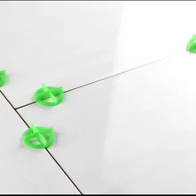 100pcs White Removable Tile Leveling System Slit Locator Floor Laying Tile Alignment Leveler Clips Construction Tool 3.0mm