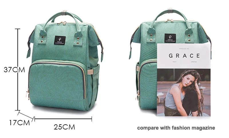 USB Baby diaper bag mommy stroller bags large capacity waterproof nappy bag kits mummy maternity travel backpack nursing handbag