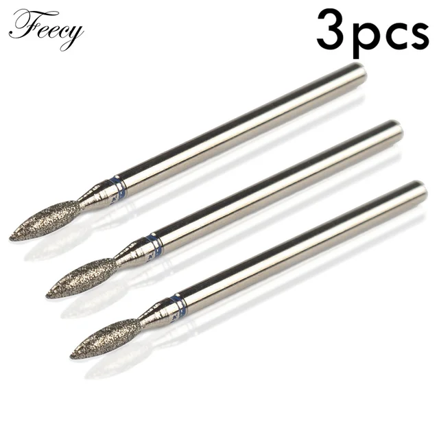 5pcs Diamond Nail Drill Bit Kits Mill Cutter All For Manicure Machine Bit Tools Accessories Cuticle Clean For Removing Nail Gel V