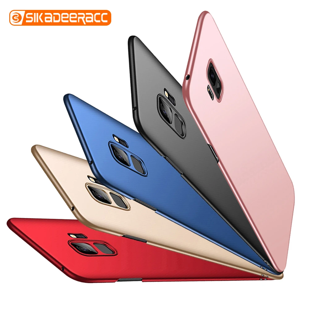 

Matte Hard PC Phone Case For Samsung Galaxy S10 S9 S8 Plus S7 Edge Shockproof Smooth Full Protective Simple Business Cover Shell