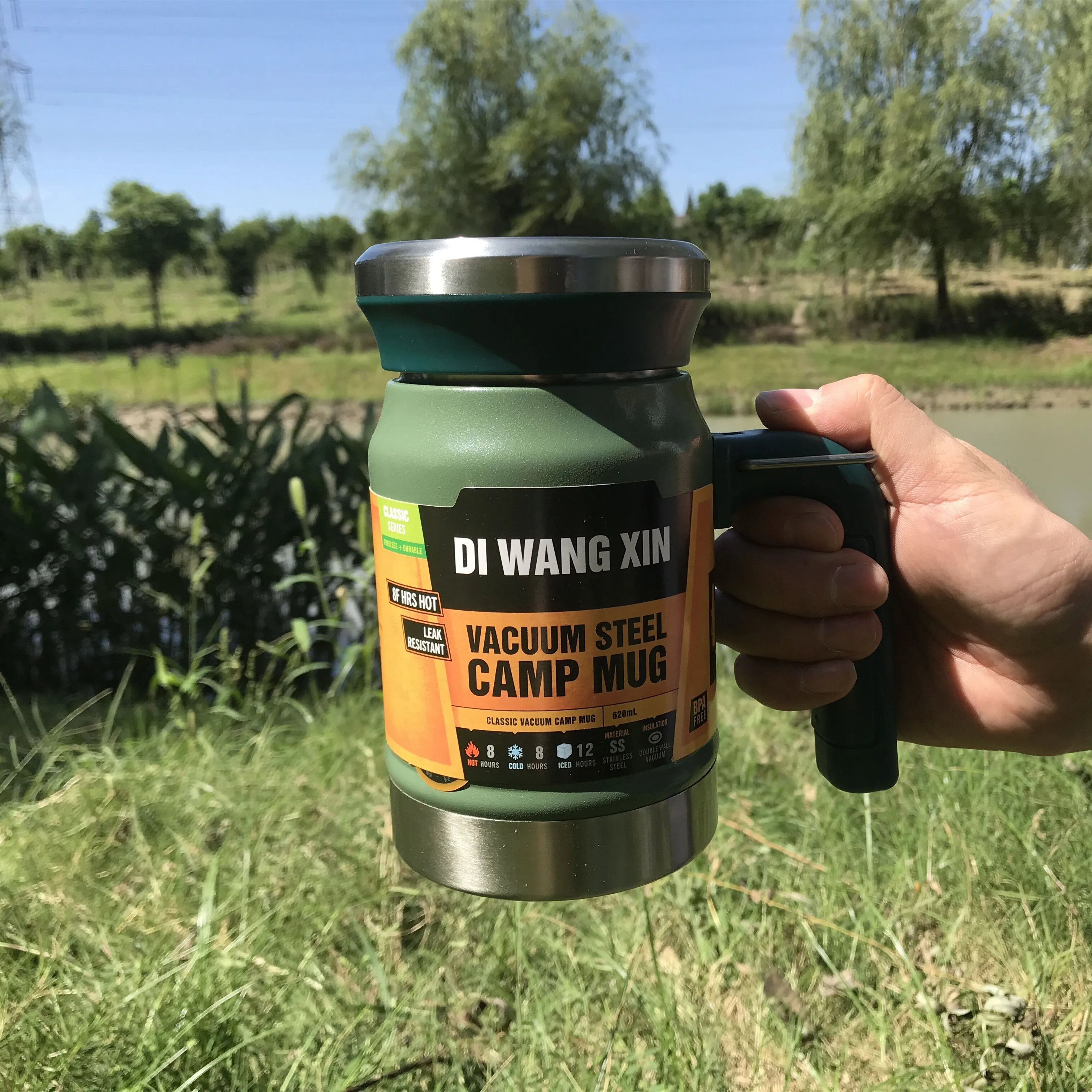 304 Stainless Steel Vacuum Mug Double Wall insulated food Flasks Thermo Food Container Lunchbox Jar 620ml | Спорт и развлечения