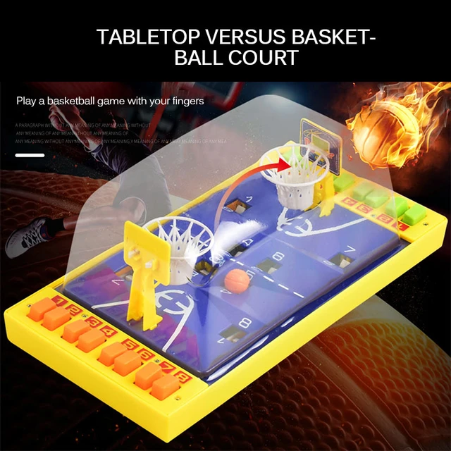 Mini jeu de société de basket-ball de doigt de table, entraînement de  terrain de basket de bureau, jouets de tir, jouet coule parent-enfant -  AliExpress