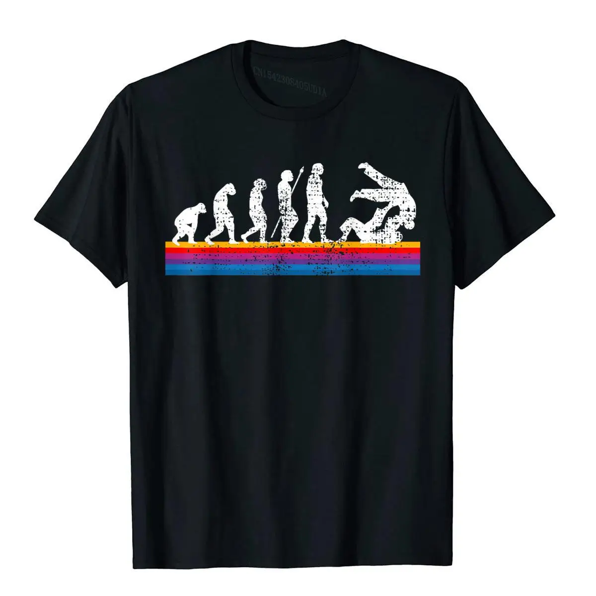 Vintage Judo Evolution Tshirt MMA T-Shirt T-Shirt__B7548black