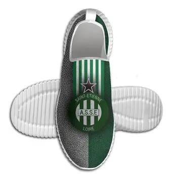 

France AS Saint Etienne Comandt Sports outdoor Shoes Lightweight Breathable Sneaker Running Shoes Mens and Womens Fans Gift