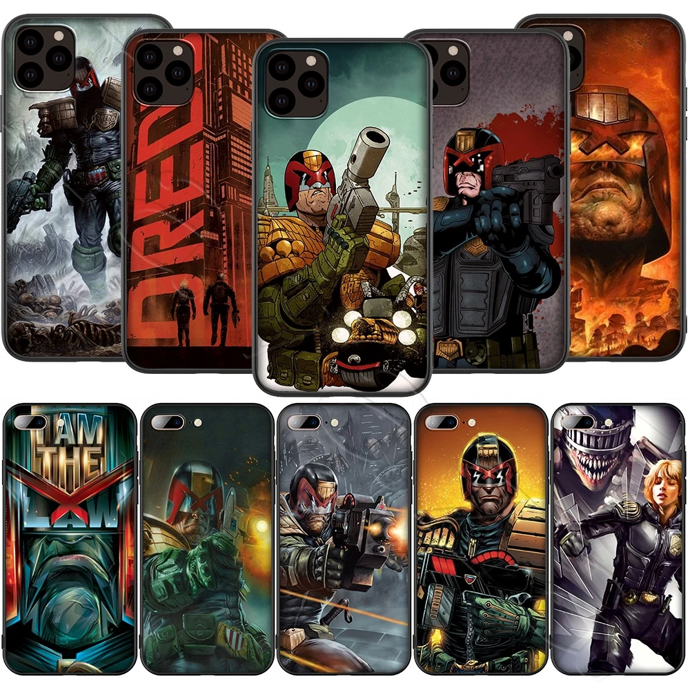 Lavaza Judge Dredd Silicone Soft Case for iPhone 12 Mini 11 Pro XS Max XR X 8 7 6 6S Plus 5 5S SE | Мобильные телефоны и
