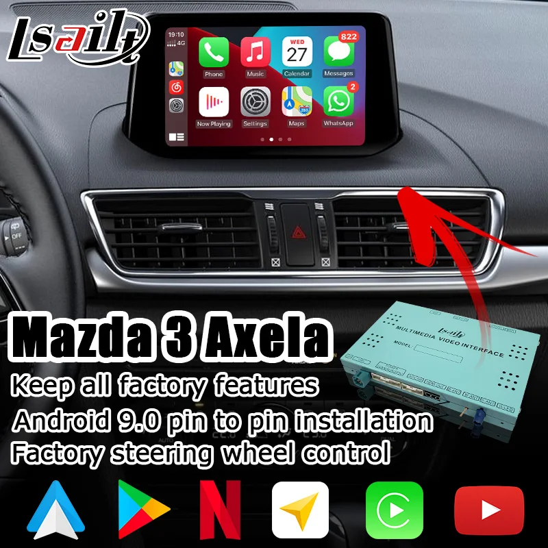 Android / carplay interface box for new Mazda 3 axela with GPS