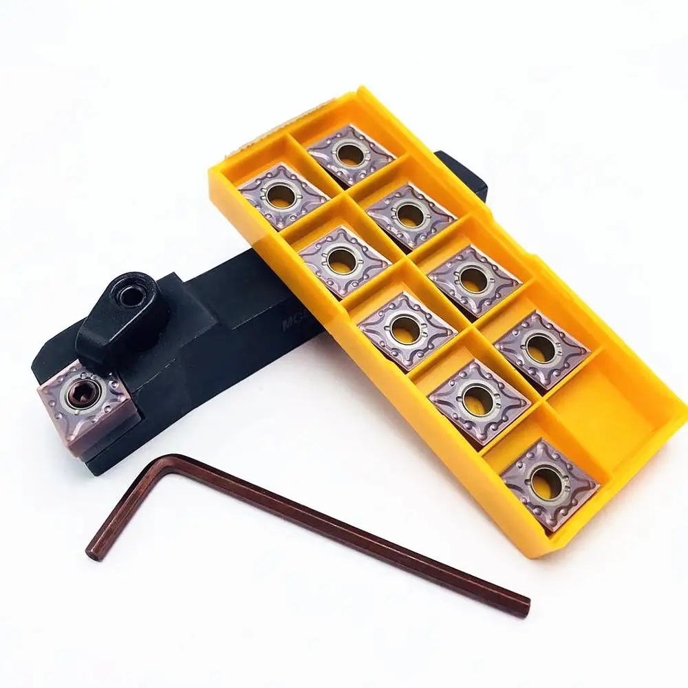 

Lathe tool holder MCLNR2525M12 MCLNR2020K12 MCLNR1616H12+10PCS carbide blade CNMG120408 CNMG120404 Lathe parts tool MCLNR