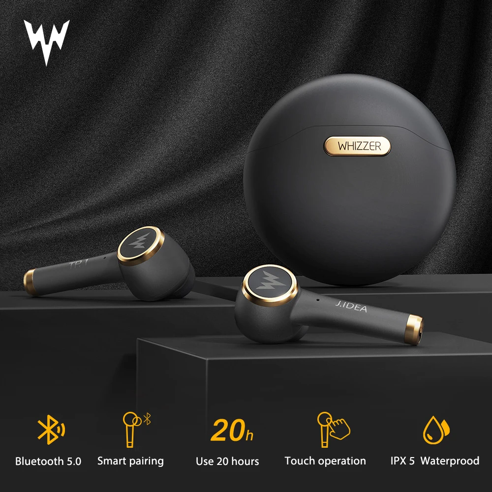 Беспроводные TWS наушники Whizzer TP1 Bluetooth 5 0 стереозвук 3D с микрофоном|Наушники и
