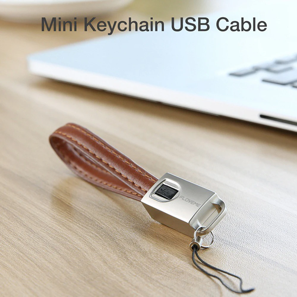 FDBRO горячий брелок USB кабель 2A Быстрая зарядка данных для микро-кабеля type-c для S9 S8 плюс Мини Кожаный USB кабели для телефонов
