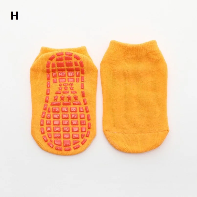 Детские противоскользящие носки детские Нескользящие носки для взрослых мягкие комнатные носки для дома и улицы вечерние короткие носки с батутом для мальчиков и девочек