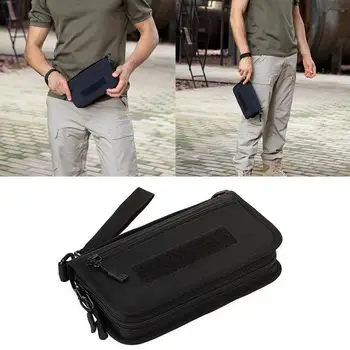 

Outdoor Travel Camouflage Handbag Tactical Short Coin Phone Portable Men's Purse Bag Mobile S5C2