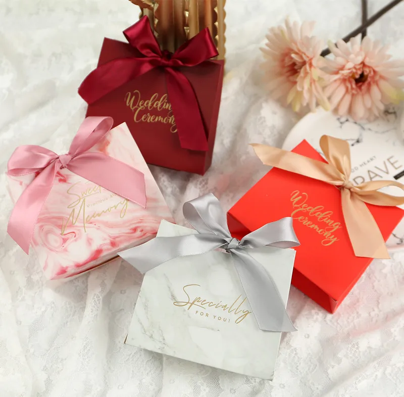 50/Pack Paper Box Gift Candy Biscuit Wedding Birthday Party Wrapping Valentine's Day Present Packaging Bag | Дом и сад