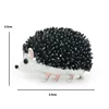 Wuli&baby Black Enamel Hedgehog Brooches For Women Lovely Animal Fashion Jewelry Pins Gift 2022 ► Photo 3/3