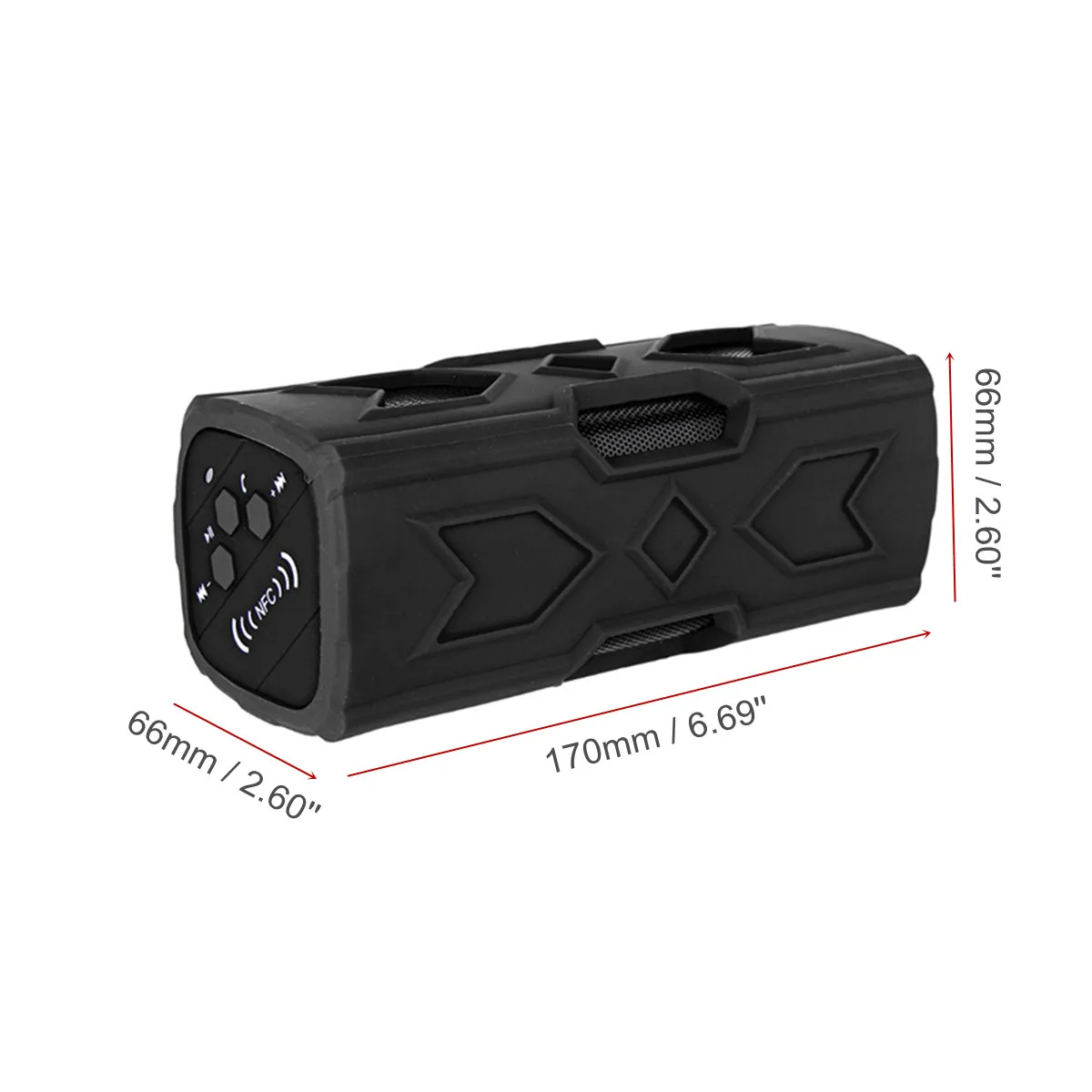 Портативный bluetooth 4,0 беспроводной динамик водонепроницаемый USB бас NFC AUX сабвуфер звуковой громкоговоритель открытый портативный динамик s