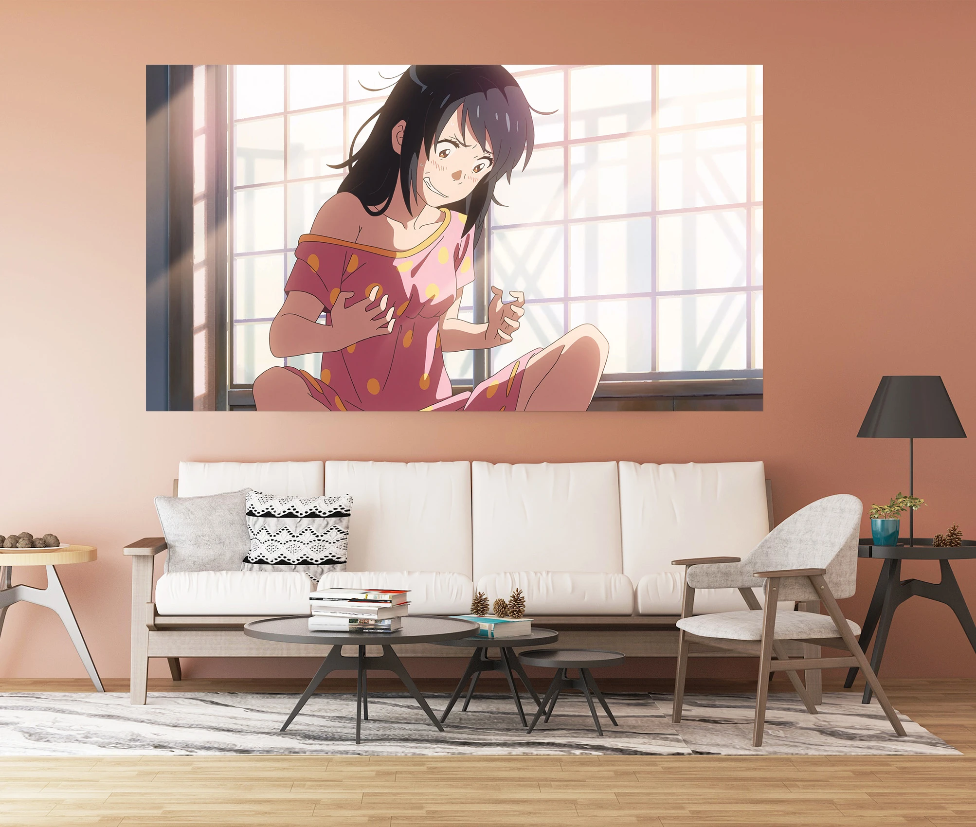 自己粘着 3dお名前108日本アニメ壁画デカール壁壁画aj壁紙ベリー 壁紙 Aliexpress