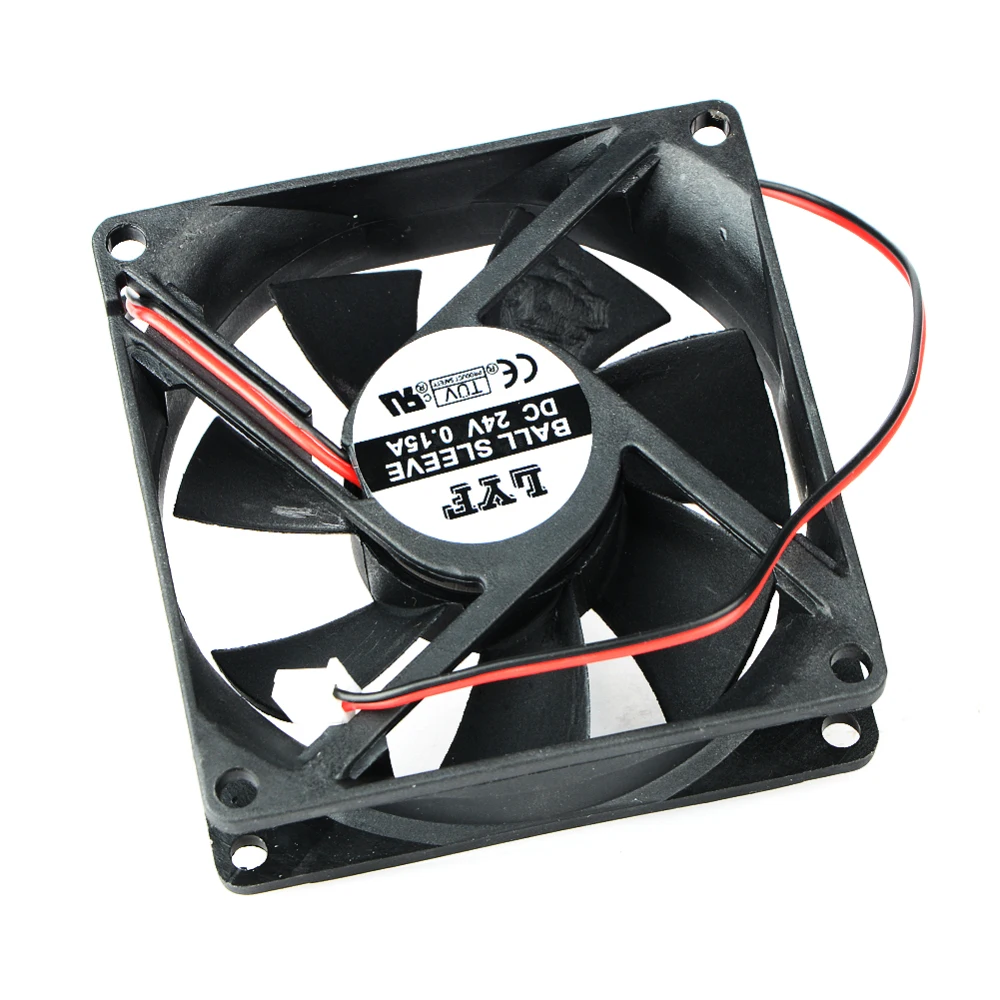 8025 вентилятор 24V 2P CPU PC чехол для компьютера ноутбука GPU Вентилятор охлаждения