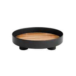 Tea Food Dishes Drink Platter Jewelry Sundries Tray Desktop Storage  Round Serving  Kitchen Tableware  Home Decor