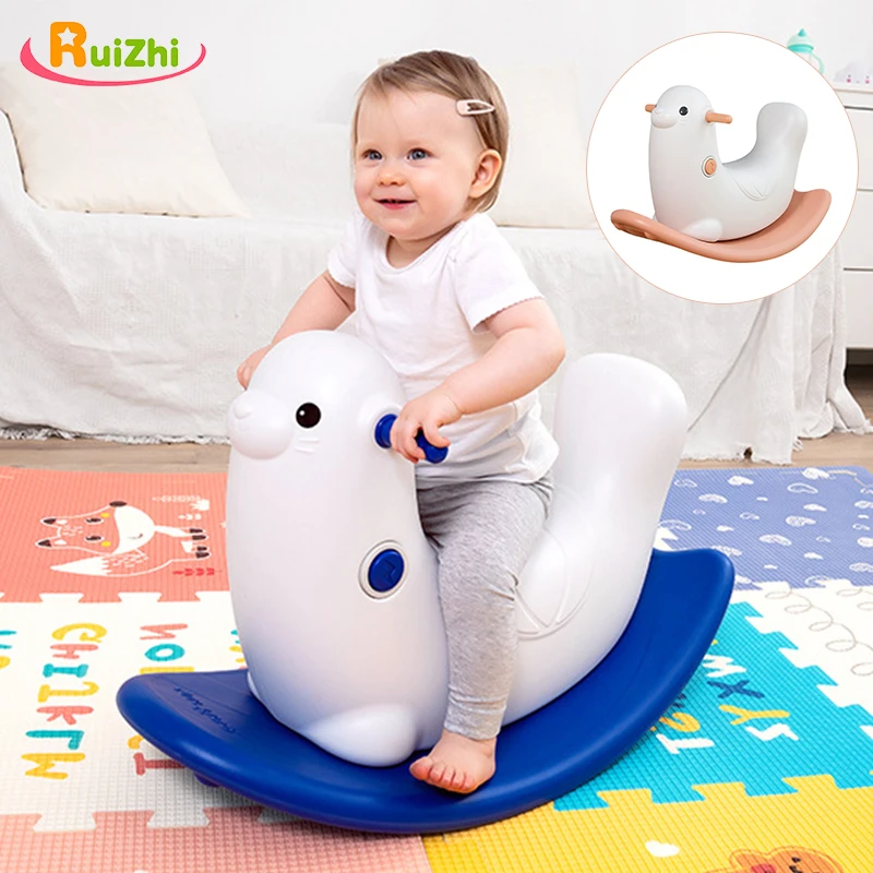 kids plastic rocking horse