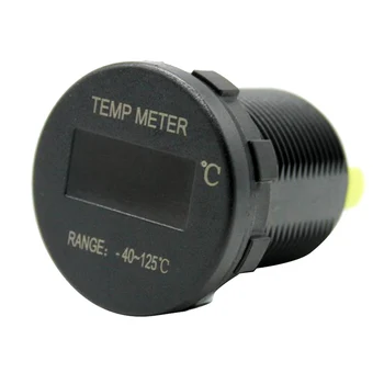 

DC 12V-24V Car Motorcycle OLED Digital Display Thermometer Temperature Meter