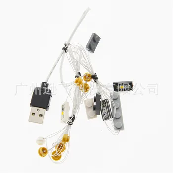 

USB Powered LED Lighting Kit For NINJAGO Legacy Monastery Of Spinjitzu 70670 (LED Included Only, No Kit)For Children Kids Toys