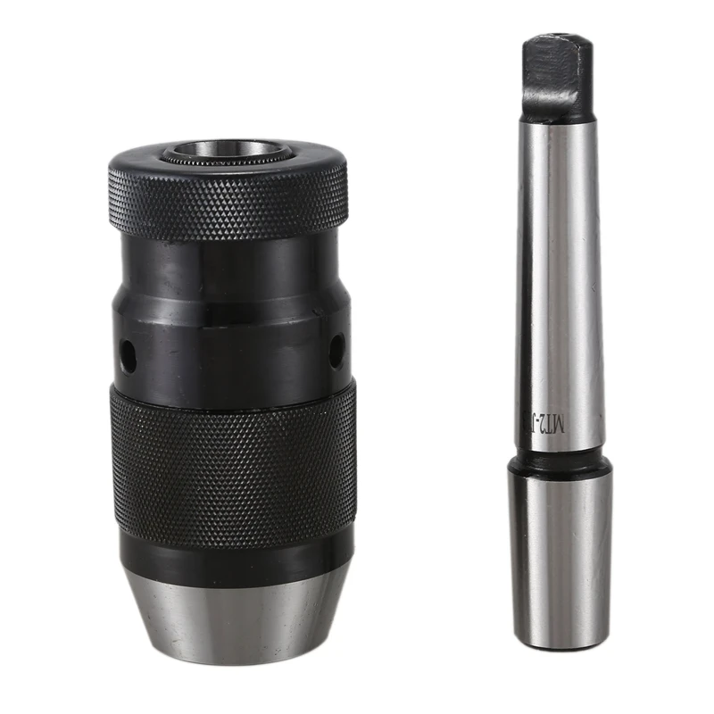 

1 Set Black 1/32-1/2 inch 6 JT Pro-Series Keyless Drill Chuck Heavy Duty Self Tighten Fit for Hand Electric Drill and Drill Mach