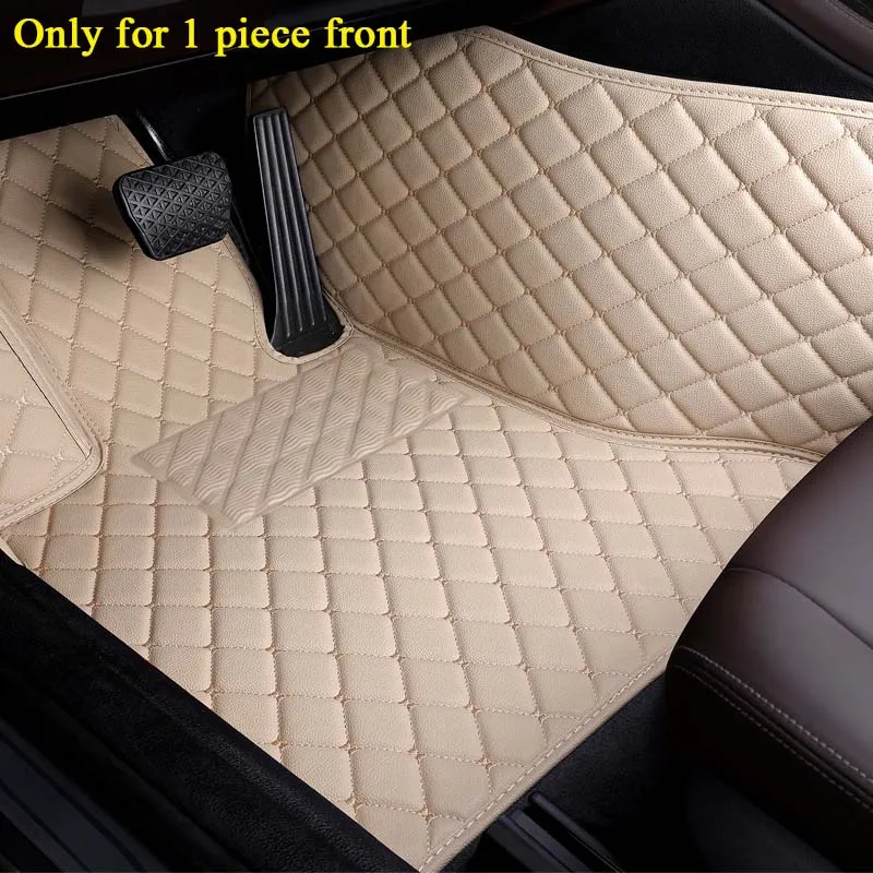 FUZHKAQI Авто Пол коврик для ног honda accord 2003-2007 crv 2008 cr-v jazz fit City CIVIC 2008 автомобильные аксессуары Стайлинг - Название цвета: For 1 piece front