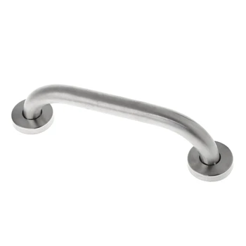 

Stainless Steel Bathroom Shower Support Wall Grab Bar Safety Handle Towels Rail 20cm H7EE