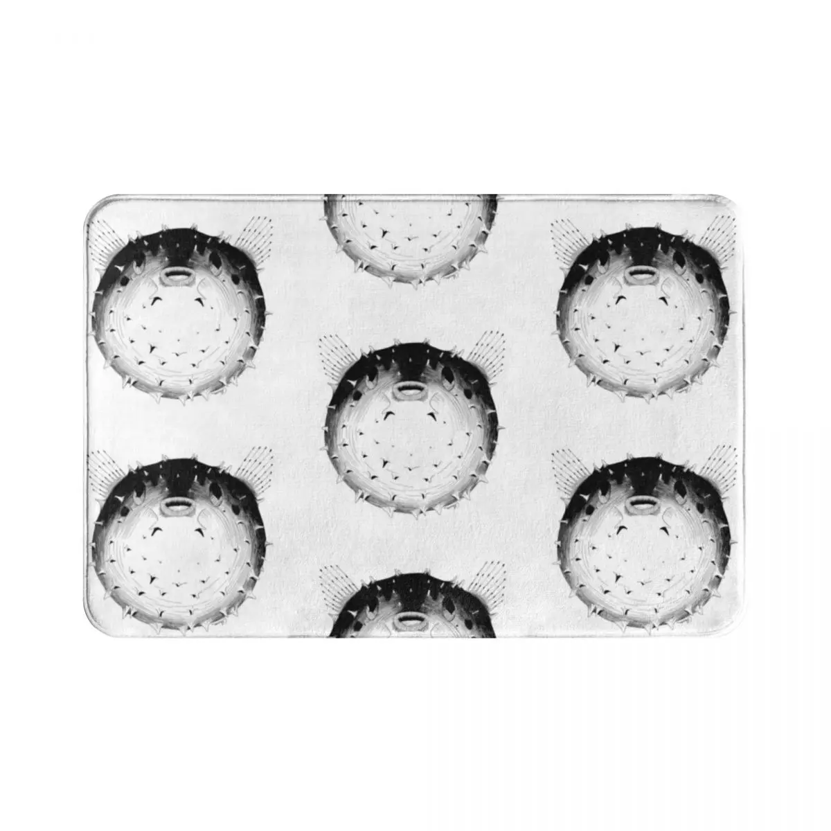 Puffer Fish Polyester Doormat Rug carpet Mat Footpad Non-slip Washable durable Entrance Corridor Kitchen Bedroom balcony toilet | Дом и сад