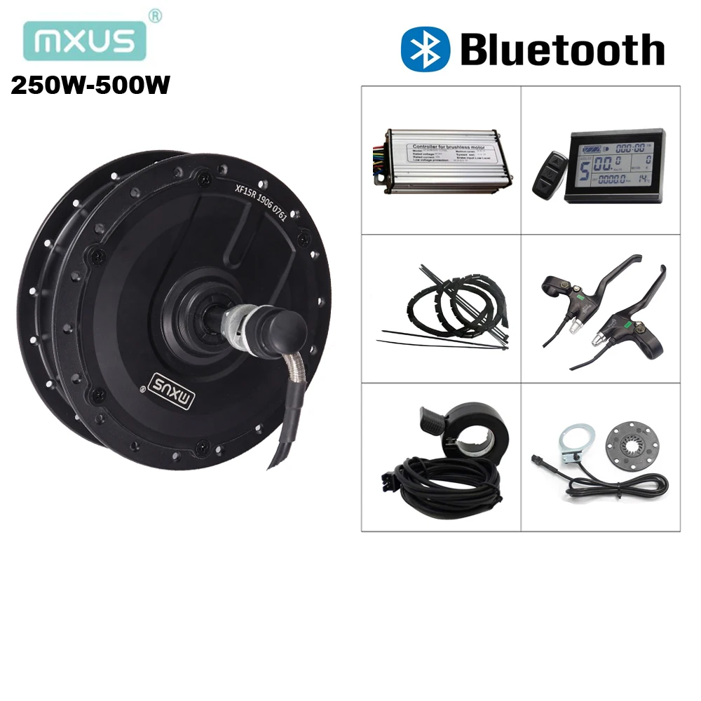 Комплект для электровелосипеда 36 В 250 Вт 350 48 500 двигатель smart MXUS hub XF07 XF08 XF15F XF15R