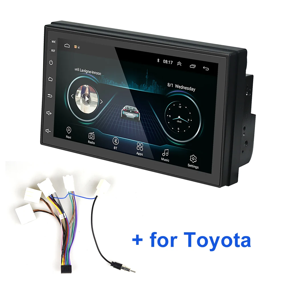 AMPrime 2din 7 ''Автомагнитола 2.5D Автомобильный мультимедийный плеер GPS Bluetooth MP5 Android 2 din автомобильный стерео для Volkswagen Nissan автомобильное радио AMPrime 2din 7 ''Автомагнитола 2.5D Автомобильный мультимедийный плеер GPS Bluetooth MP5 Android 2 din автомобильный стерео для Volkswagen Nissan автомобильное радио