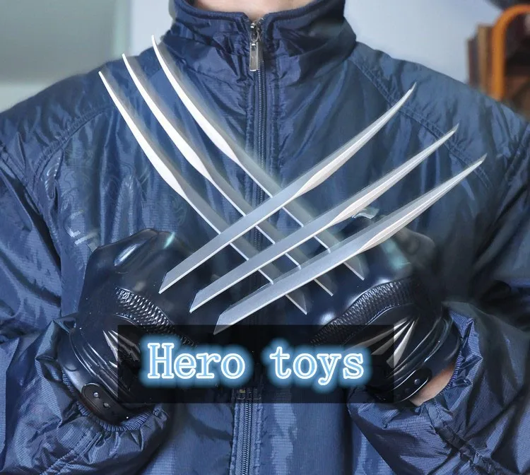 X-men, X-MAN, Росомаха, коготь, перчатки, 1:1, настоящая, носимая, коготь волка, косплей, реквизит, продвинутый, ПВХ, мягкая резина, игрушки