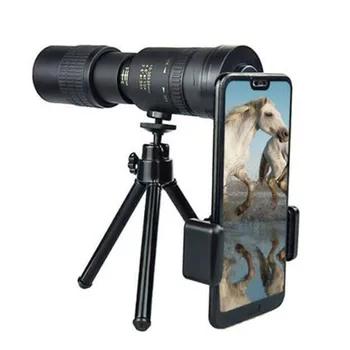 

HD Original 10-30x25 Zoom Phone Telescope Mobile Lens Monocular High Quality Telescope Hunting Optical Prism Scope With tripod