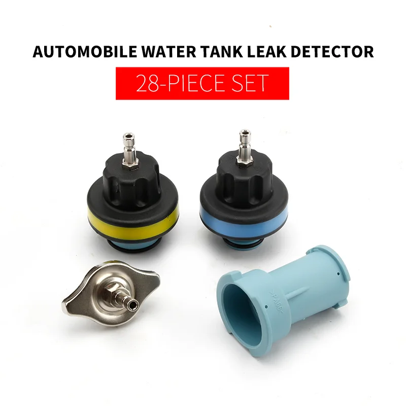 28Pcs Automobile Water Tank Pressure Leak Detection Tool Pressurizer  Coolant Replacement Leak Detector Pressure Gauge Detector - AliExpress