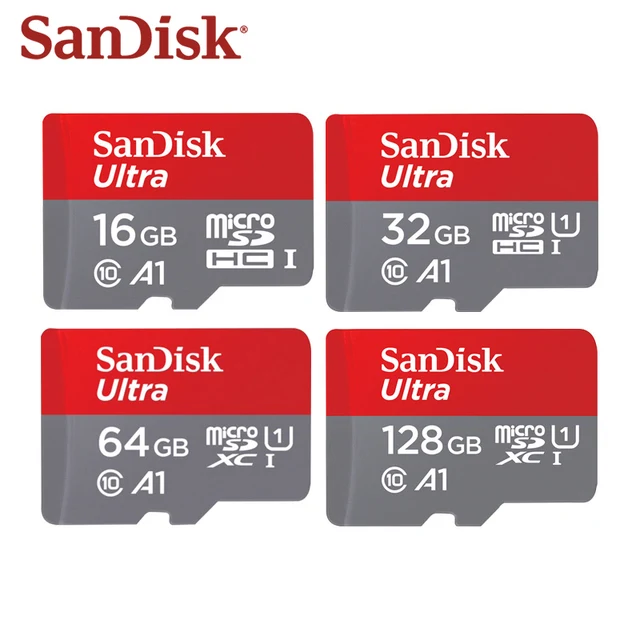 100% Original SanDisk Micro SD Card Class 10 TF Card 16gb 32gb 64gb 128gb Up to 98MB/s memory card for smartphone table PC 5