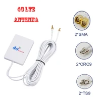 LTE Antenna 3G 4G TS9 CRC9 SMA Connector 4G LTE Router External Antenna For Huawei 3G 4G LTE Router Modem 2M Cable 1