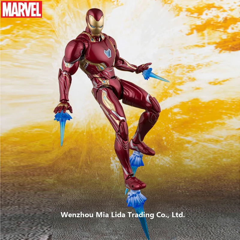 

Hasbro Avengers MK50 Iron Man Multiple joints can rotate Doll Model toys