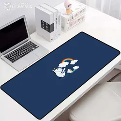 Gaming mousepad velocidade bonito dos desenhos animados unicórnio grandes gamers mouse pads gamer teclado almofada acessórios de mesa do computador tapetes do jogo