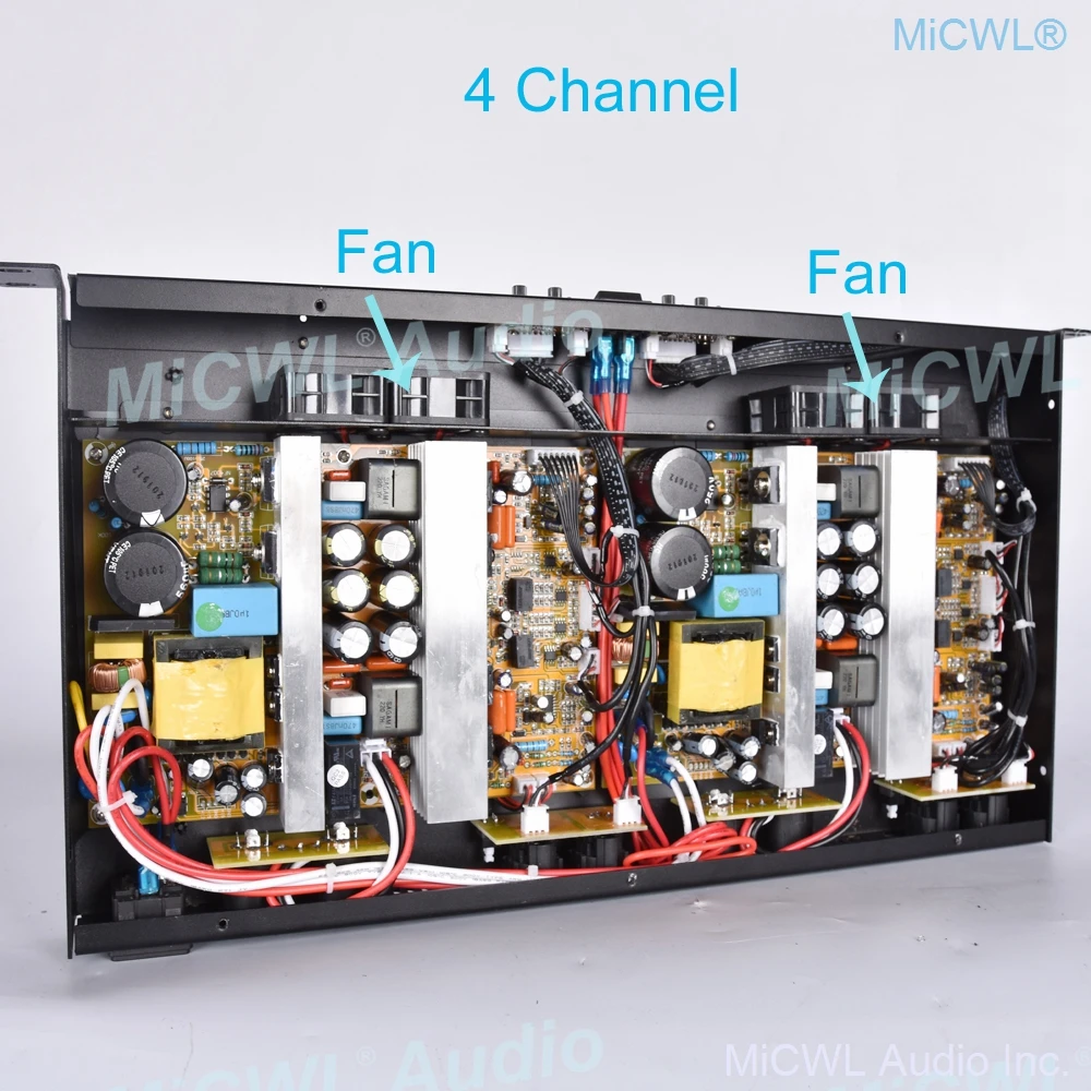 2800W Digital Power Amplifier Stage Audio Speaker