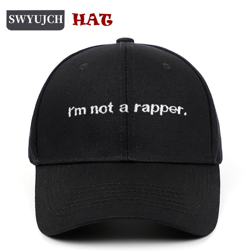 I`m not a rapper Embroidery Baseball Caps Unisex Adult Adjustable Hip-hop Dad Hat Man Women Summer outdoor sport | Аксессуары для