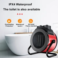 

3000W Industrial Electric Heater Fan Commercial Warm Heater Blower Air Workshop Space Garage Heating Appliances 220V Adjustable