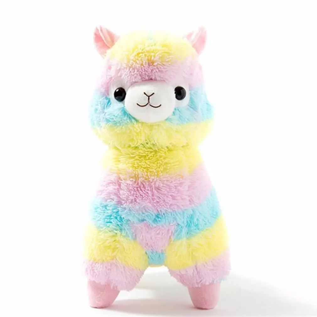 Новая мода 20 см/25 см/45 см Радуга Альпака плюшевые овцы игрушка японский мягкий плюш Alpacasso мягкие животные прекрасный подарок для девочек