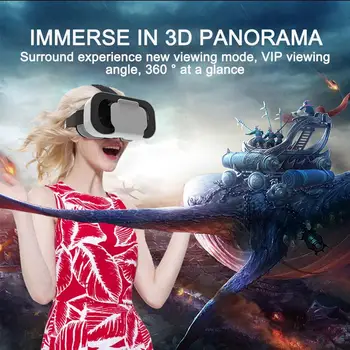 

for VR SHINECON BOX 5 Mini VR Glasses 3D Glasses Virtual Glasses Headset Smartp Reality For Google cardboard VR O5K3