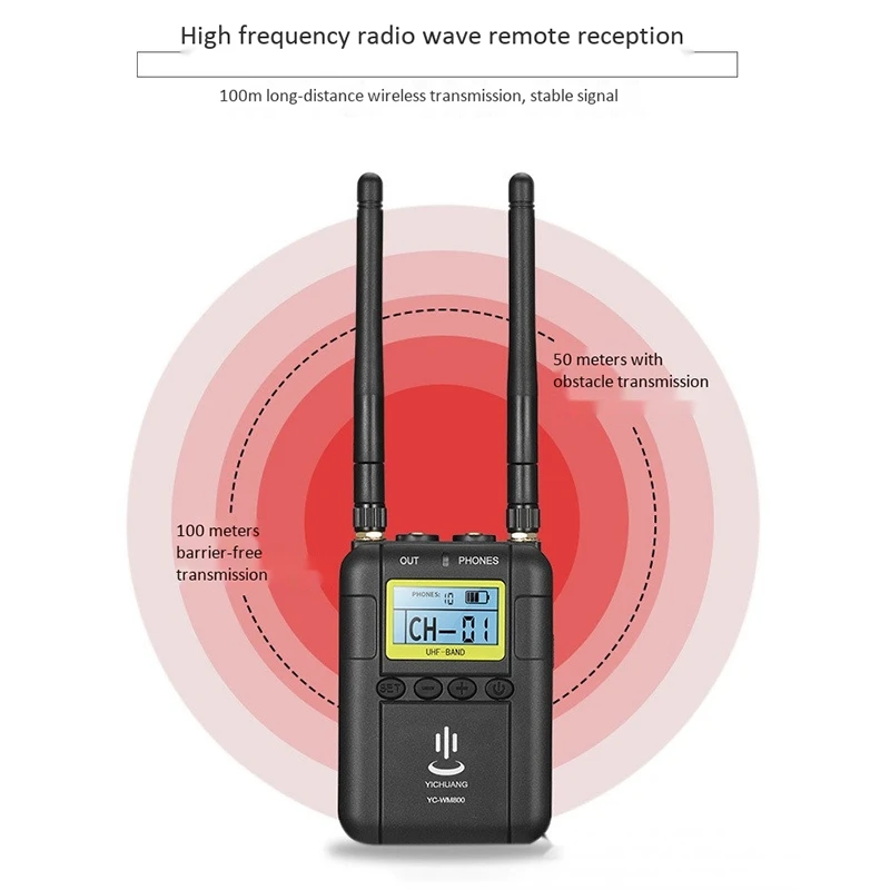 YICHUANG WM800 Wireless Microphone Mobile Phone