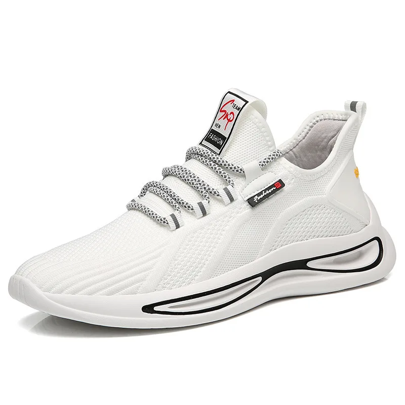 

2021 spring and autumn new trends, all-match men and women with the same style shoes, flying woven casual sneakers new balance