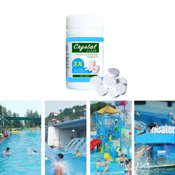 

Large Capacity Adjustable Floating Chlorine Dispenser Box For Indoor Outdoor Swimming Pools Effervescent Tablets Cleaner Set