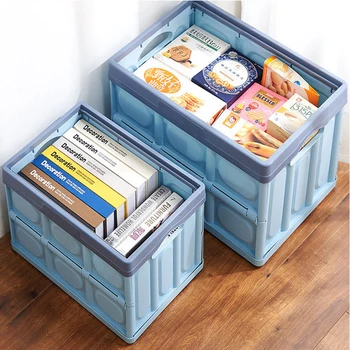 

Folding Storage Box Clothing Storage Basket Snack Finishing Box Portable Fruit Storage Bag Storage Box Organizer for Car