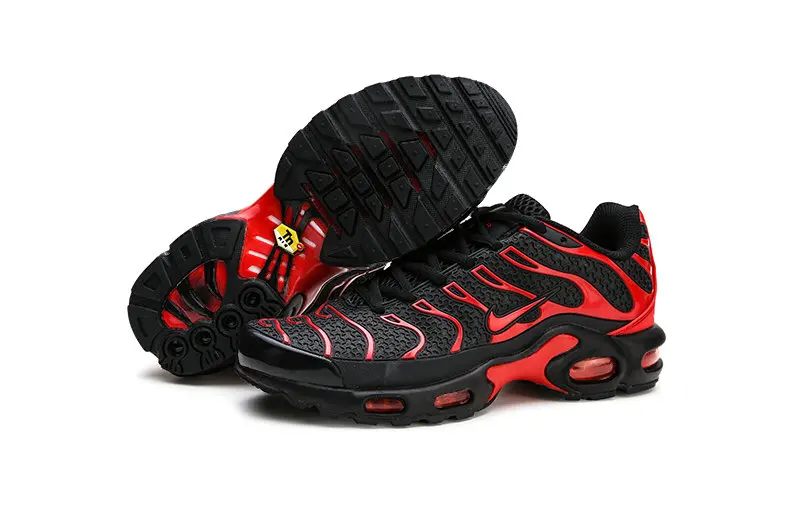 NIKE AIR MAX PLUS TN дышащая Спортивная обувь для мужчин на шнуровке на платформе из материала KPU для тенниса 40-45