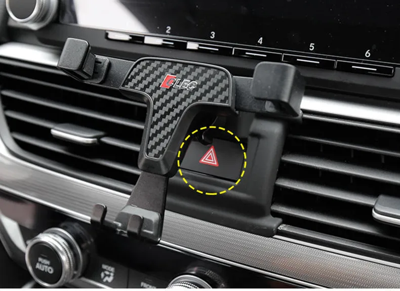 Car Air Outlet Mobile Phone Holder Navigation GPS Stand Gravity Device For Honda Accord Interior Accessories